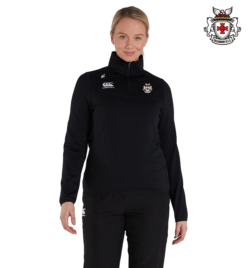 Tullamore RFC Canterbury Club 1/4 Zip Mid Layer Women&#39;s Training Top
