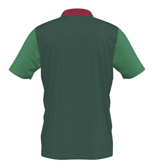 Adidas Entrada Green & Red Polo Shirt