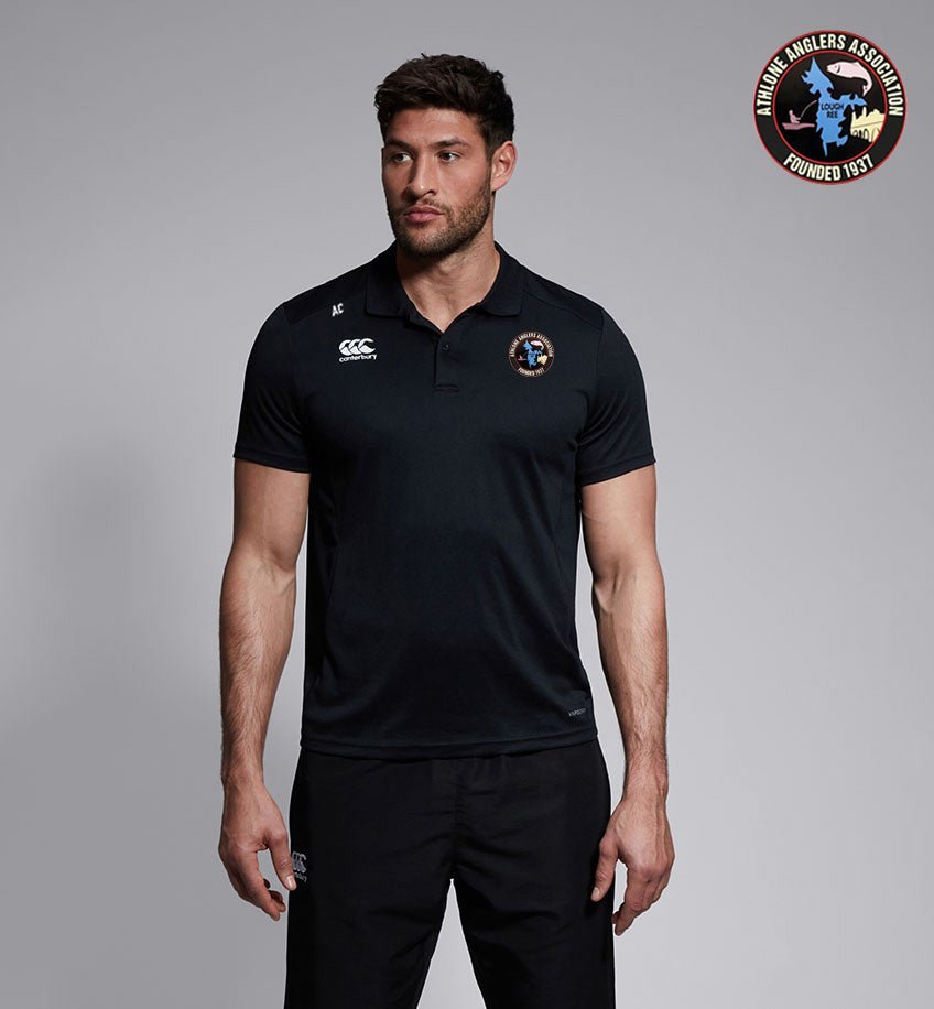 Athlone Anglers Association Canterbury Club Black Polo Shirt - Team Wear Store.ie