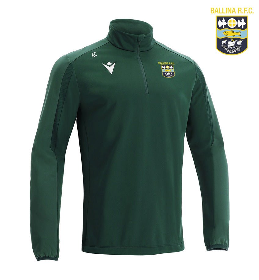 Ballina RFC Macron Arno 1/4 Zip Top - Team Wear Store.ie