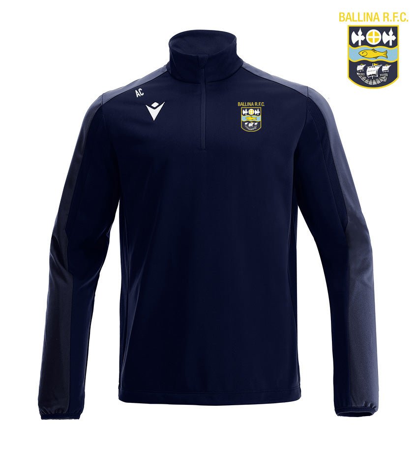 Ballina RFC Macron Arno 1/4 Zip Top - Team Wear Store.ie