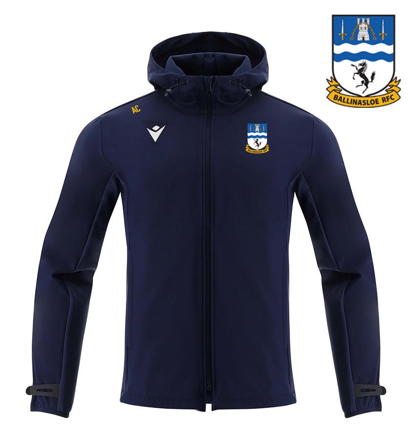 Ballinasloe RFC Macron Hooded Soft - Shell Himalaya Jacket - Team Wear Store.ie