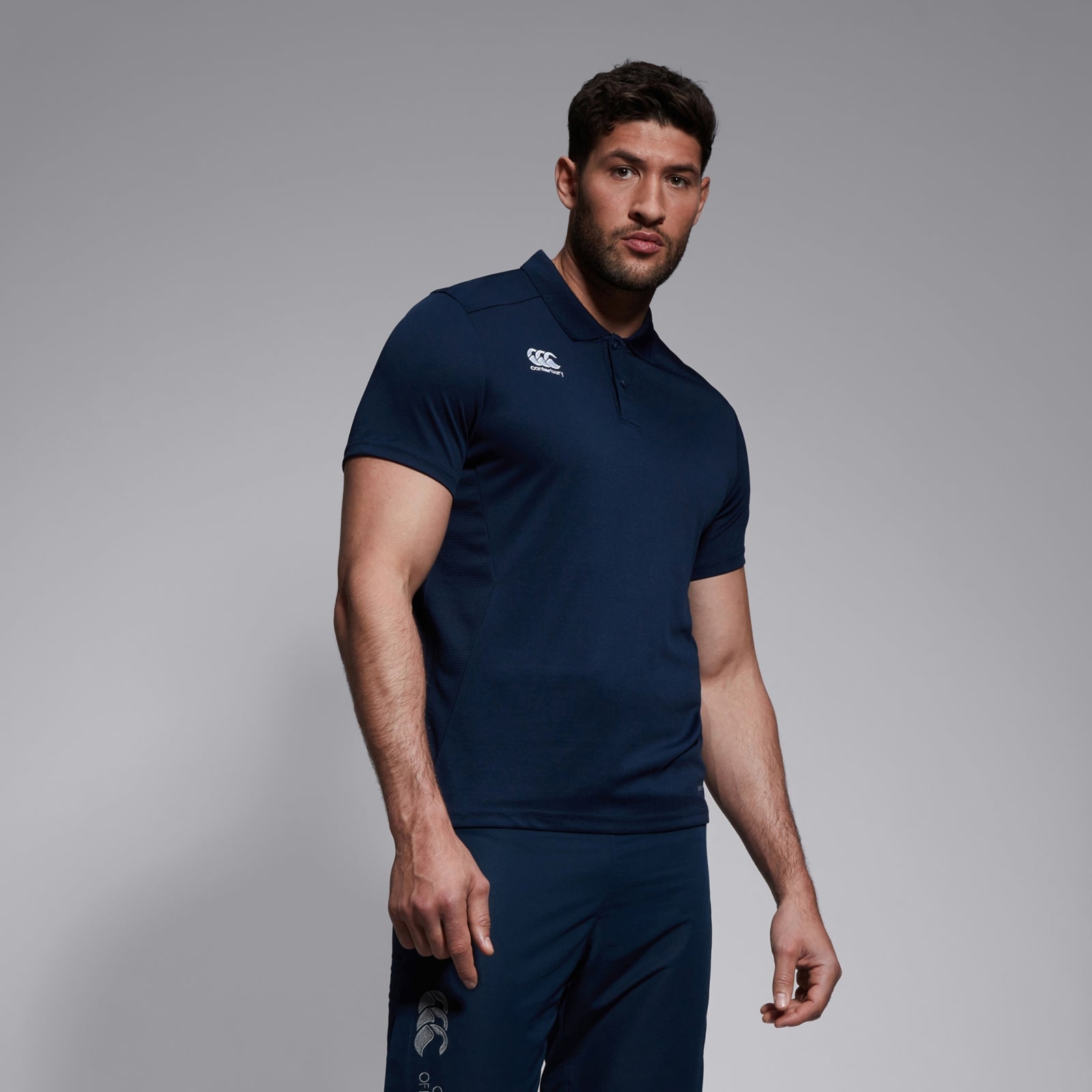 Garda College Rugby Canterbury Club Navy Polo Shirt