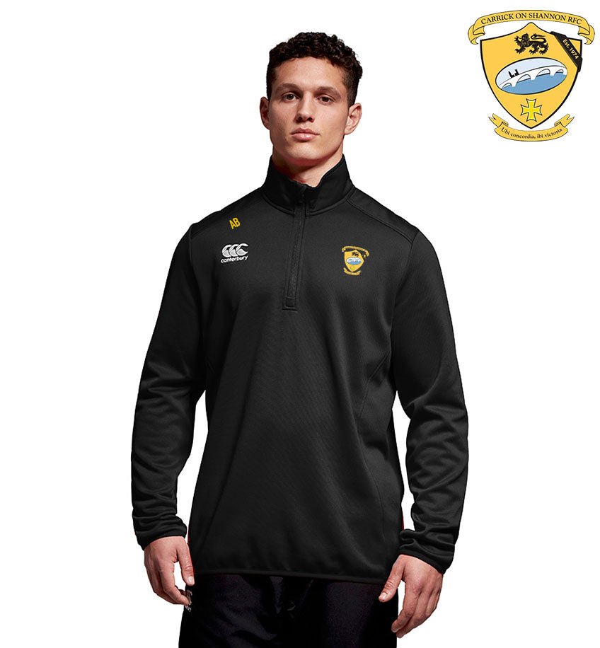 Carrick on Shannon RFC Canterbury Club 1/4 Zip Mid Layer Training Top - Team Wear Store.ie