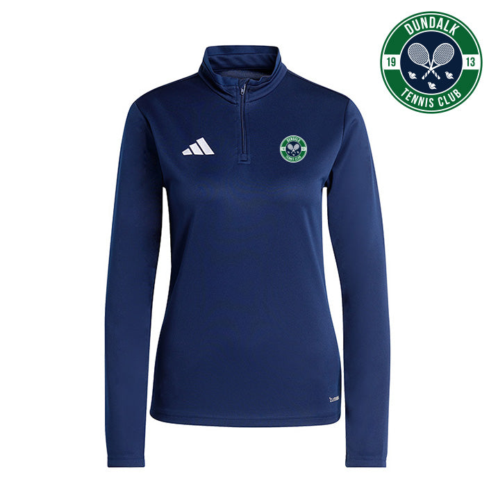 Dundalk Tennis Club Adidas Entrada 26 1/4 Zip Navy Training Top
