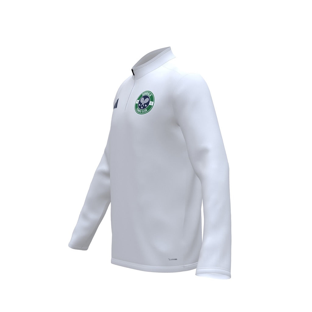Dundalk Tennis Club Adidas Entrada 26 1/4 Zip White Training Top
