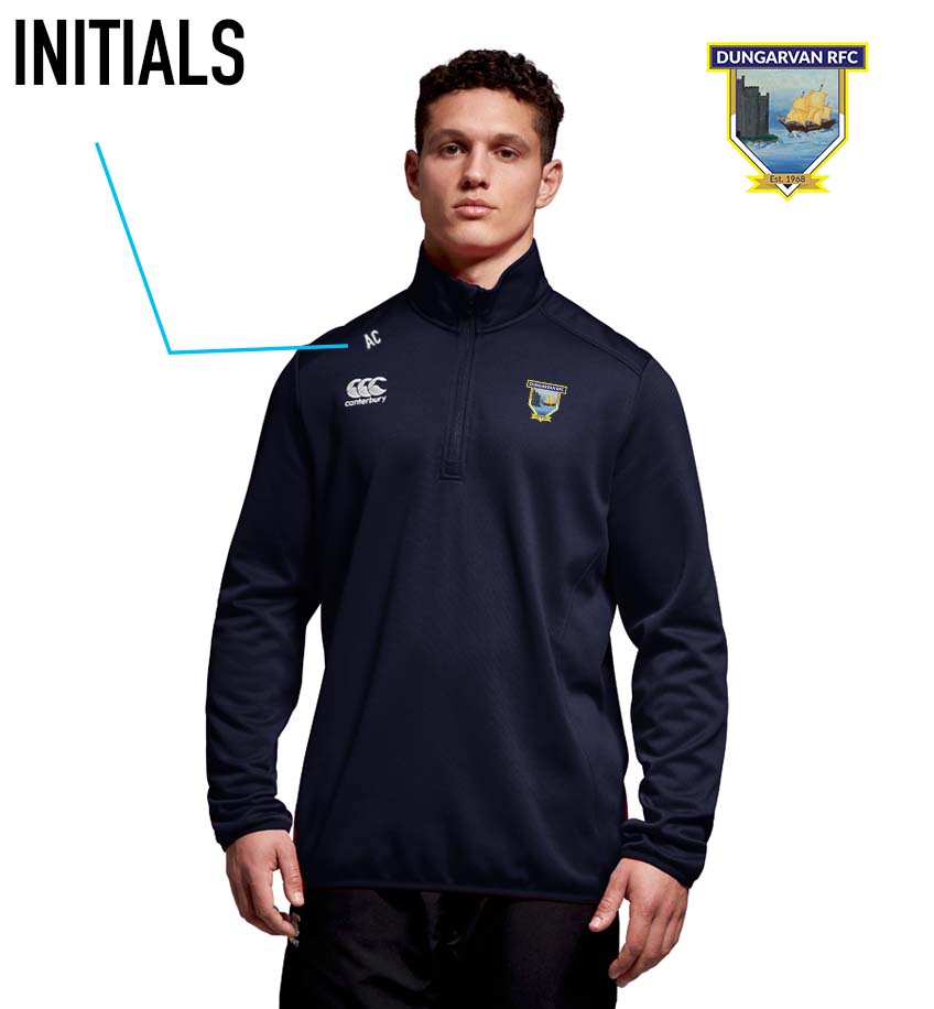 Dungarvan RFC Canterbury Club 1/4 Zip Training Top - Team Wear Store.ie