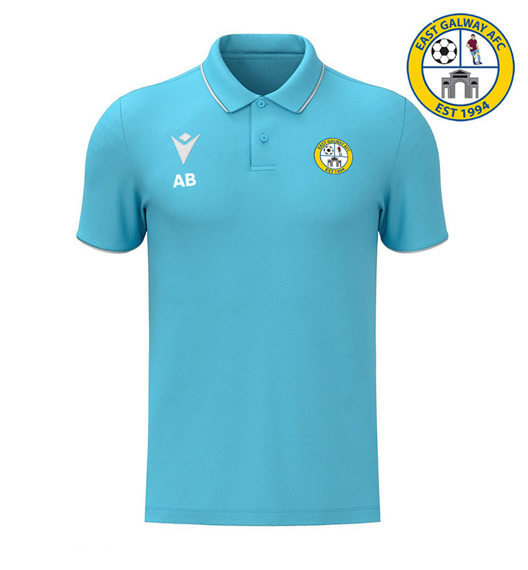 East Galway AFC Macron Draco Polo Sky Blue