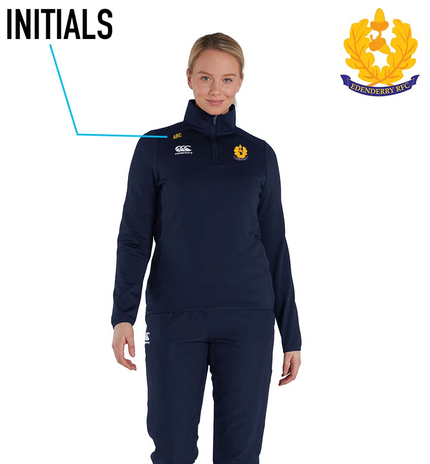Edenderry RFC Canterbury Club 1/4 Zip Training Top - Team Wear Store.ie