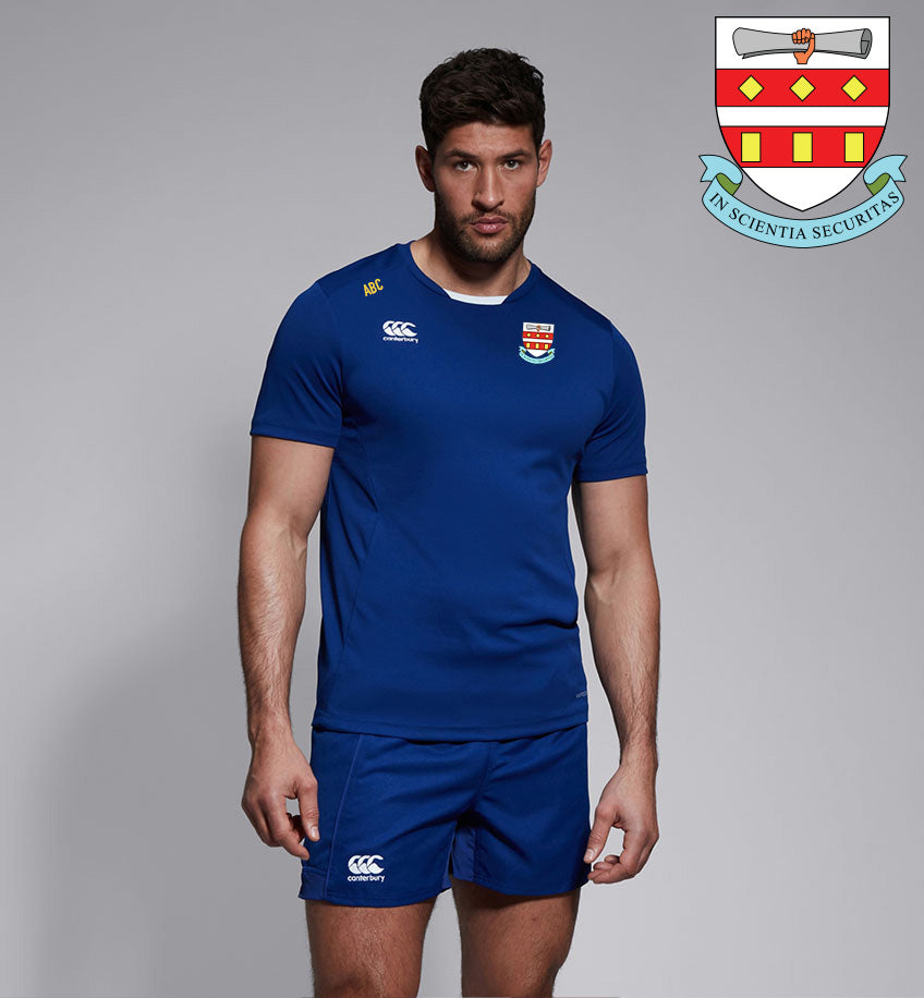 Garda College Rugby Canterbury Club Tee Shirt - ROYAL BLUE