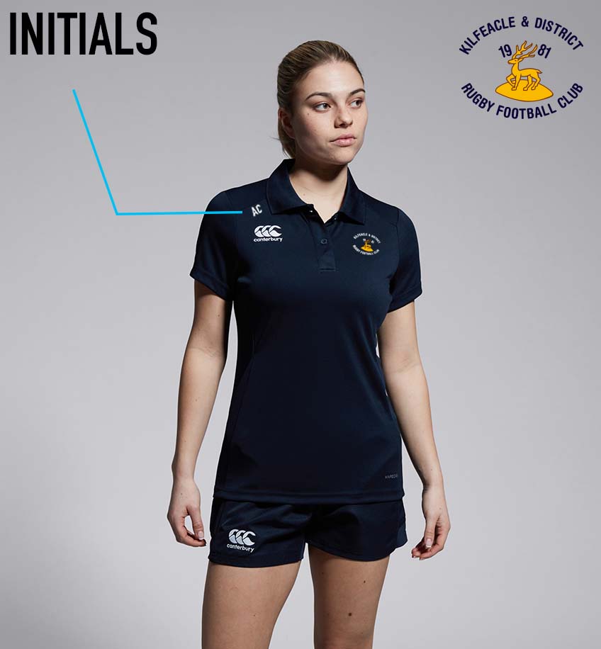 Kilfeacle & District RFC Canterbury Club Polo Shirt *WOMENS FIT* - Team Wear Store.ie