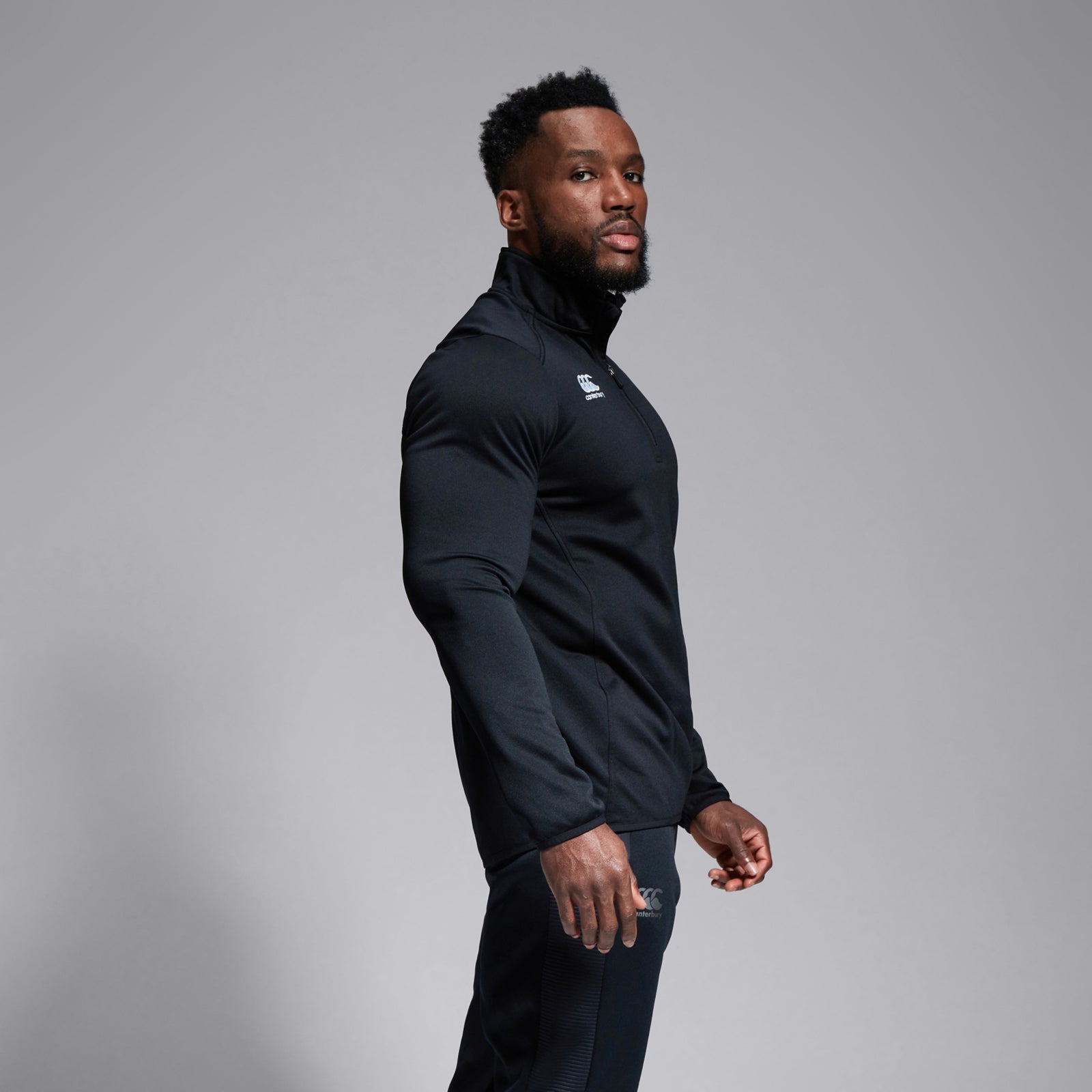Tullow RFC Canterbury Club 1/4 Zip Mid Layer Training Top