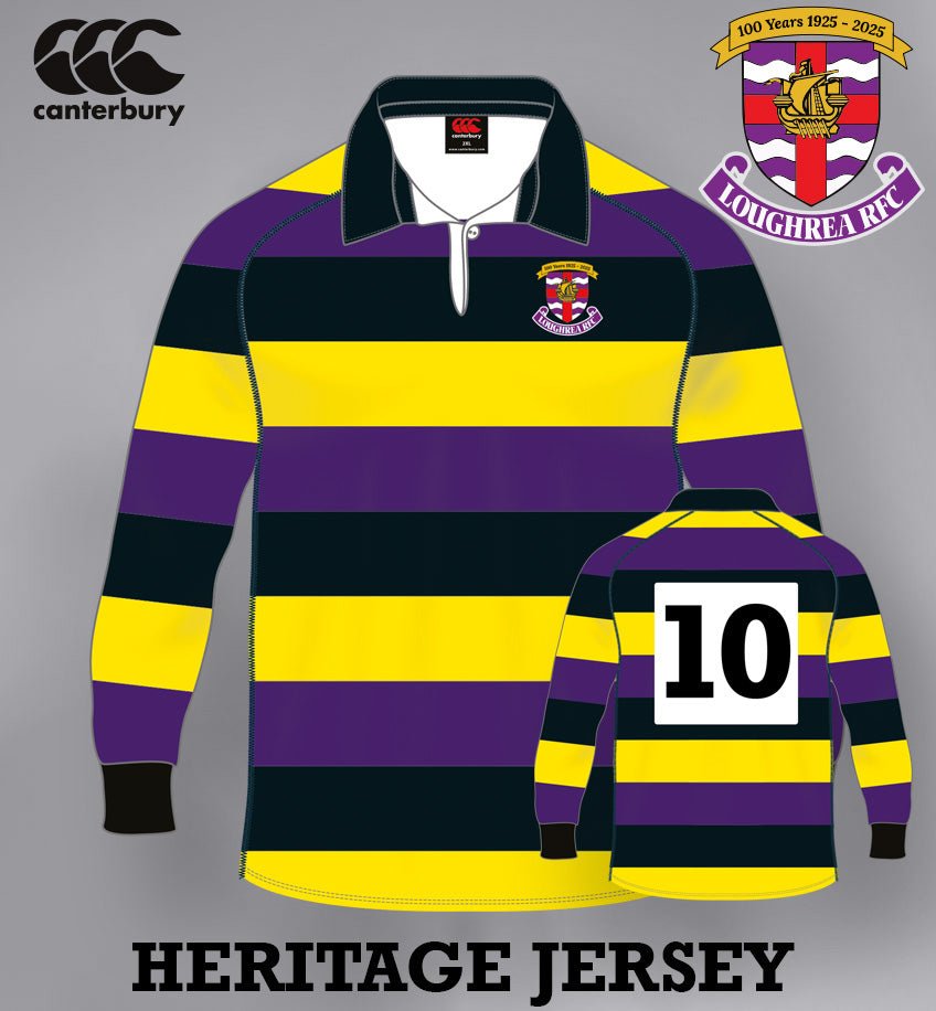 Loughrea RFC 100th Anniversary Canterbury Rugby Jersey - Stock Available Now - Team Wear Store.ie