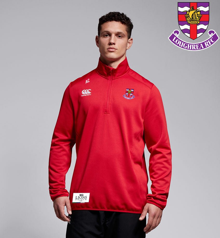 Loughrea RFC Canterbury Lions Origin Club 1/4 Zip - Team Wear Store.ie