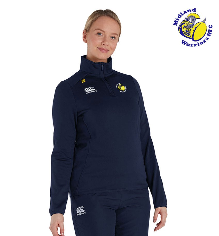 Midland Warriors RFC Canterbury Club 1/4 Zip Training Top - Team Wear Store.ie