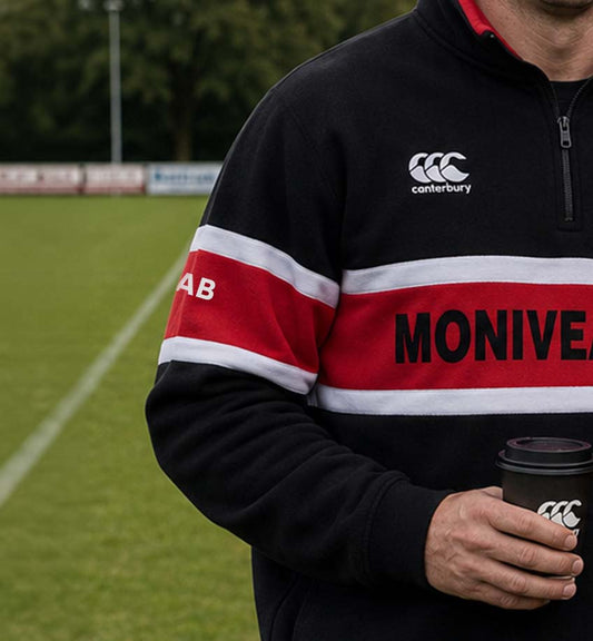 Monivea RFC Canterbury Oversized Fleece Truman 1/4 Zip Top PRE-ORDER