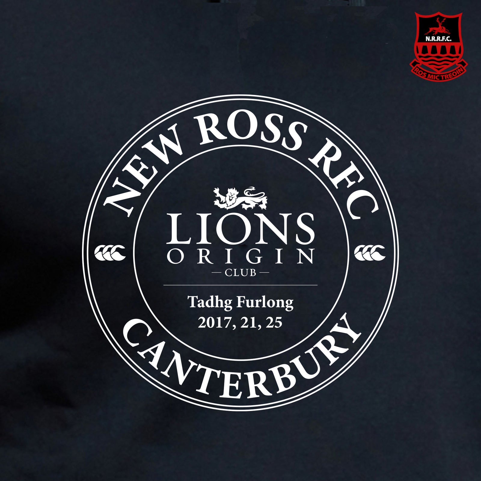New Ross RFC Canterbury Lions Origin Club Round Print Lightweight Hoody