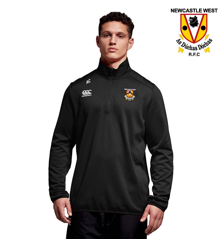 Newcastle West RFC Canterbury Club 1/4 Zip Mid Layer Training Top - Team Wear Store.ie