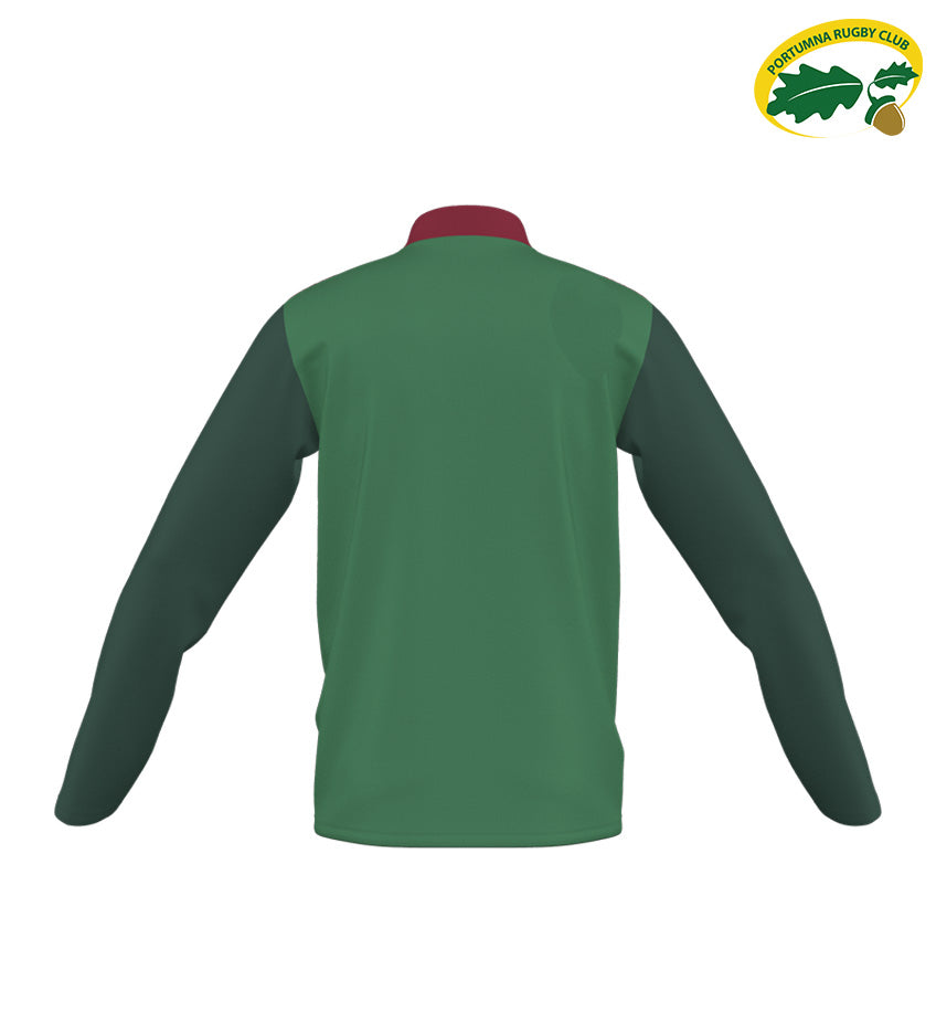 Portumna RFC Adidas Custom Entrada 1/4 Zip Training Top