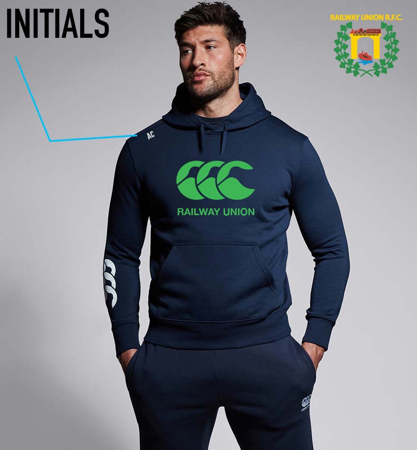 Railway Union RFC Canterbury Club Hoody CCC Green - Team Wear Store.ie