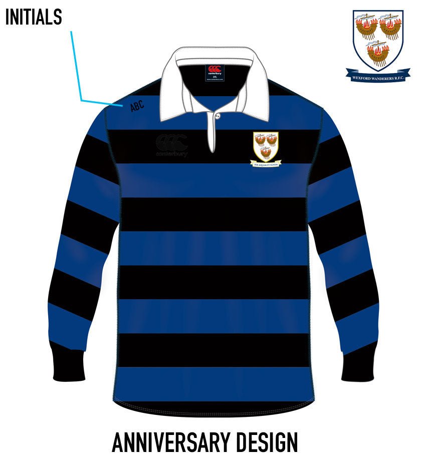 Wexford Wanderers RFC 100th Anniversary Rugby Jersey - PRE - ORDER OPEN - Team Wear Store.ie