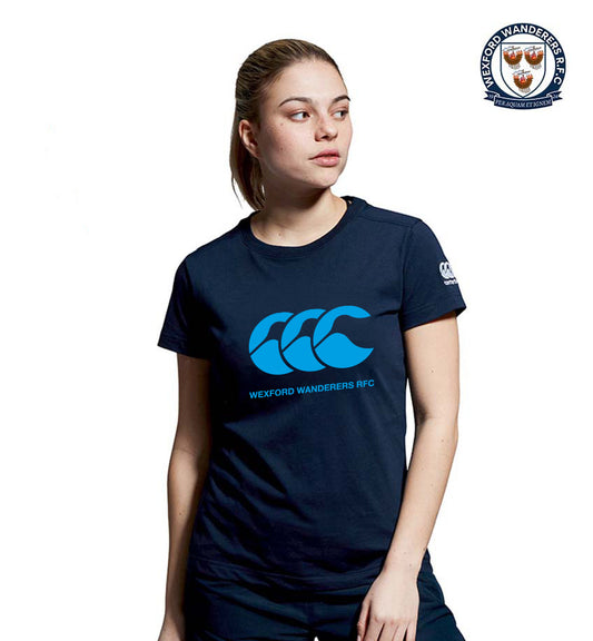 Wexford Wanderers RFC Canterbury CCC Navy Tee