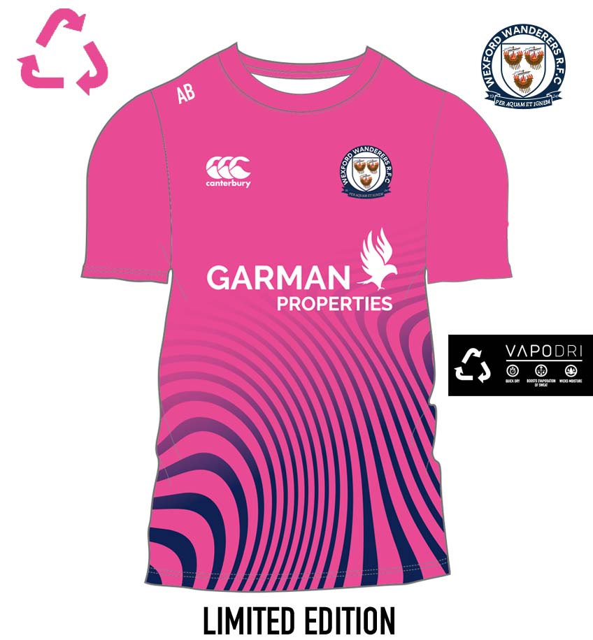 Wexford Wanderers RFC Canterbury Eco Club Tee - Team Wear Store.ie