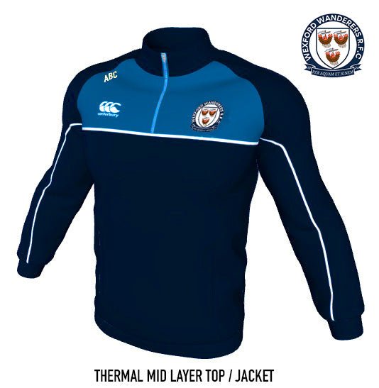 Wexford Wanderers RFC Legacy 1/4 Zip Canterbury Thermal Fleece - Team Wear Store.ie
