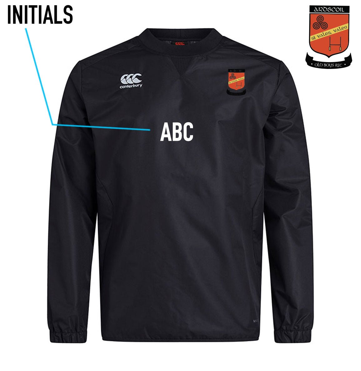 Ardscoil Old Boys RFC Canterbury Club VAPOSHIELD Contact Top - Team Wear Store.ie