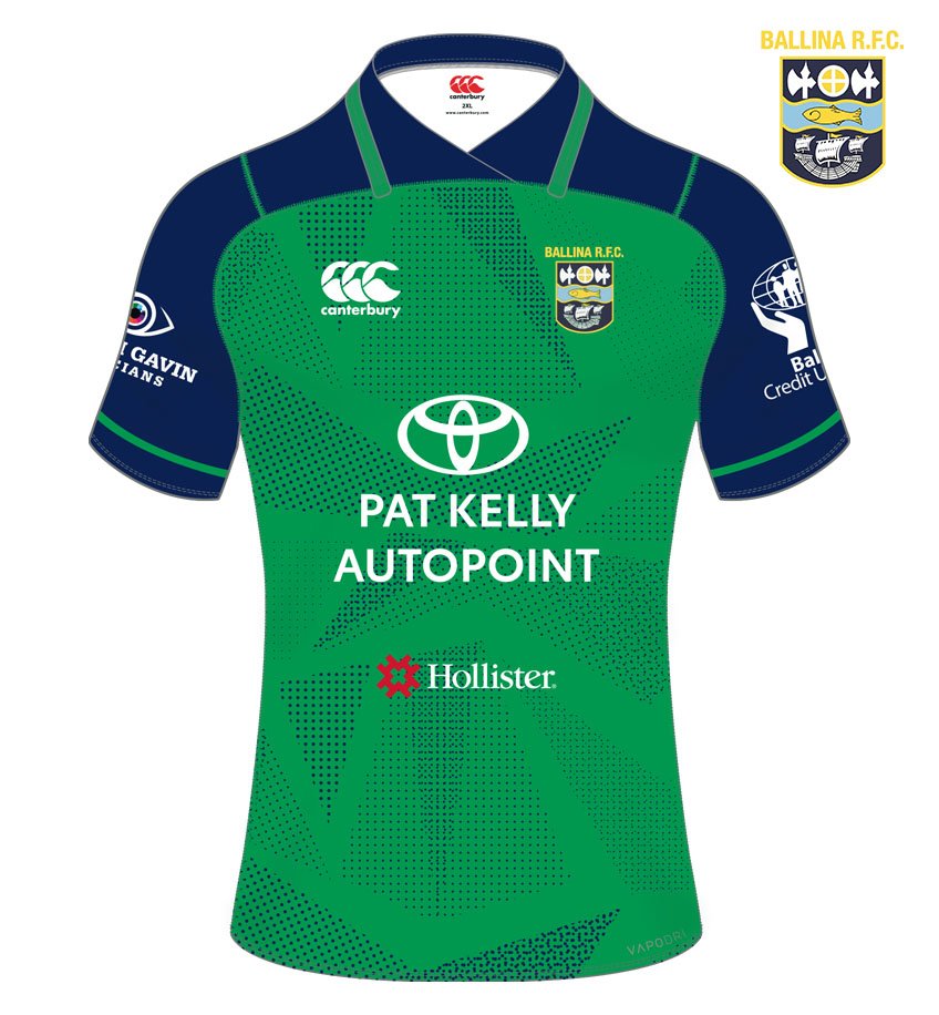 Ballina RFC Canterbury Supporters Jersey - Team Wear Store.ie