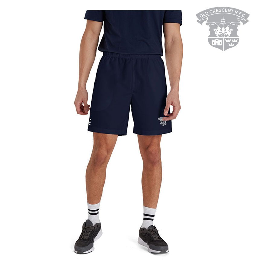 Old Crescent RFC Navy Club Gym Short For Men - Team Wear Store.ie