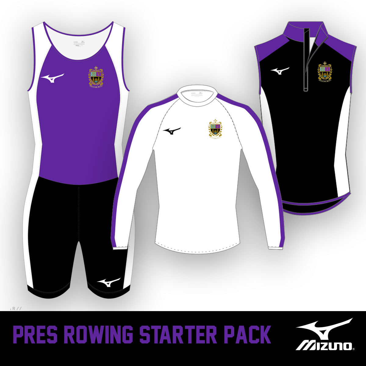 Presentation College Mizuno Rowing Starter Pack