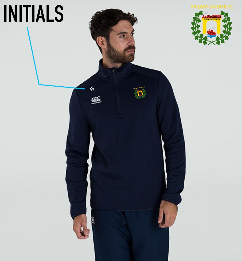 Railway Union RFC Canterbury Club 1/4 Zip Training Top - Team Wear Store.ie