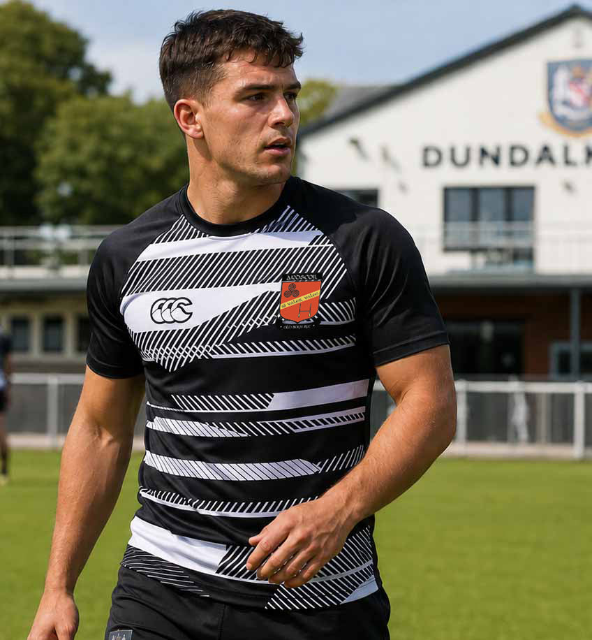 Ardscoil Boys RFC Canterbury Eco Training Tee BLACK / WHITE