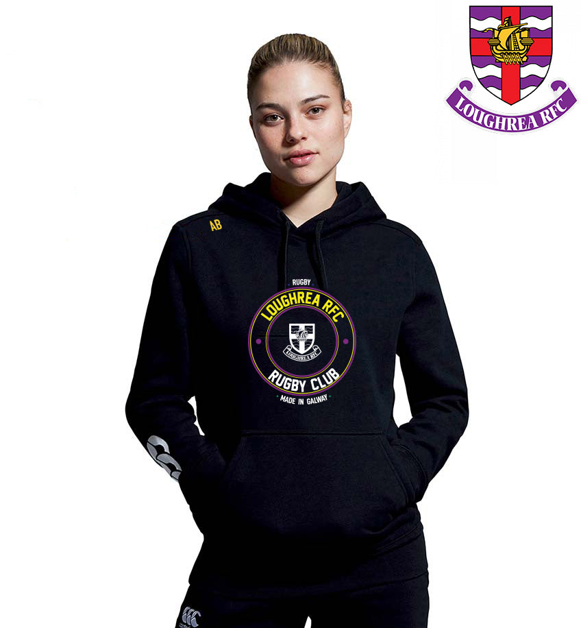 Loughrea RFC Canterbury Club Womens Black Hoody