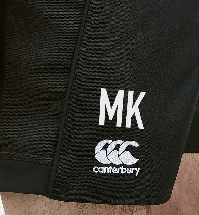 Birr RFC Canterbury Rugby Shorts Initials
