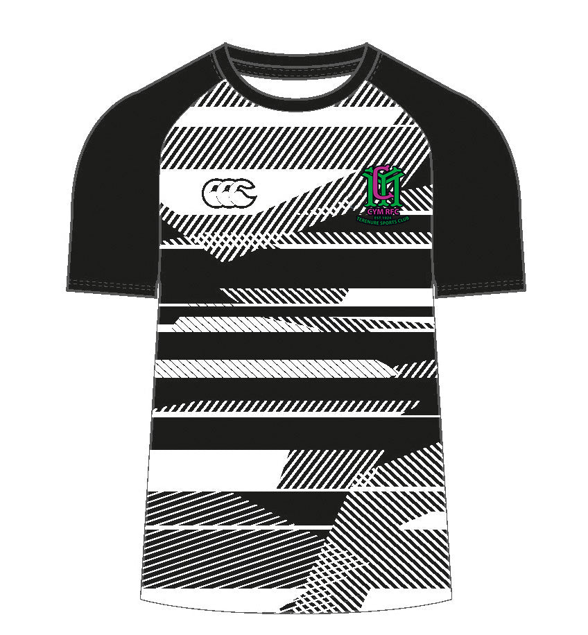 CYM Terenure RFC Canterbury Eco Training Tee BLACK / WHITE