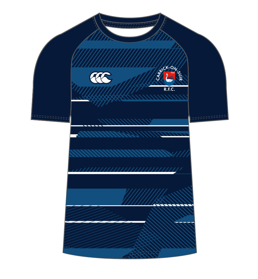 Carrick on Suir RFC Canterbury Eco Training Tee NAVY / Royal / White