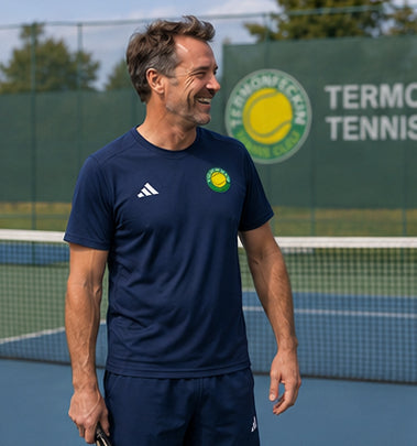 Termonfeckin Tennis Club Navy Court Tee
