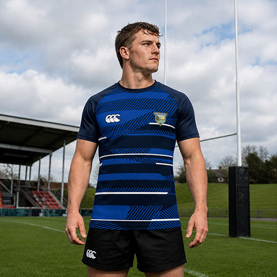 Dungarvan RFC Canterbury Eco Training Tee NAVY / Royal / White