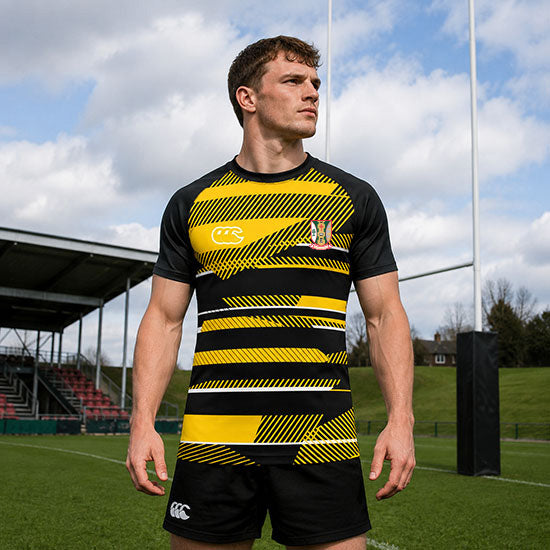 Dunmore RFC Canterbury Eco Training Tee BLACK / GOLD