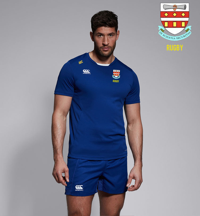 Garda College Rugby Canterbury Club Tee Shirt - ROYAL BLUE