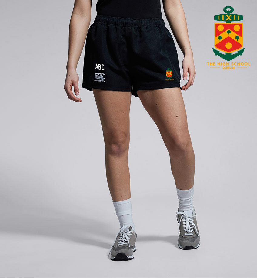 The High School Canterbury Rugby Advantage Short WOMENS FIT