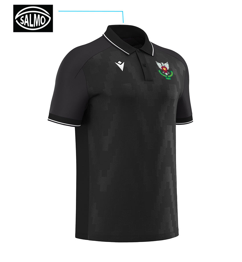 De La Salle Palmerston Macron Echoes Green and Black Polo