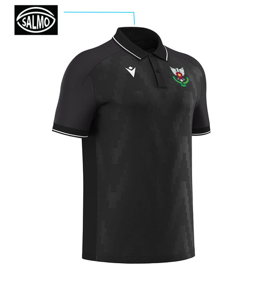 De La Salle Palmerston Macron Echoes Green and Black Polo