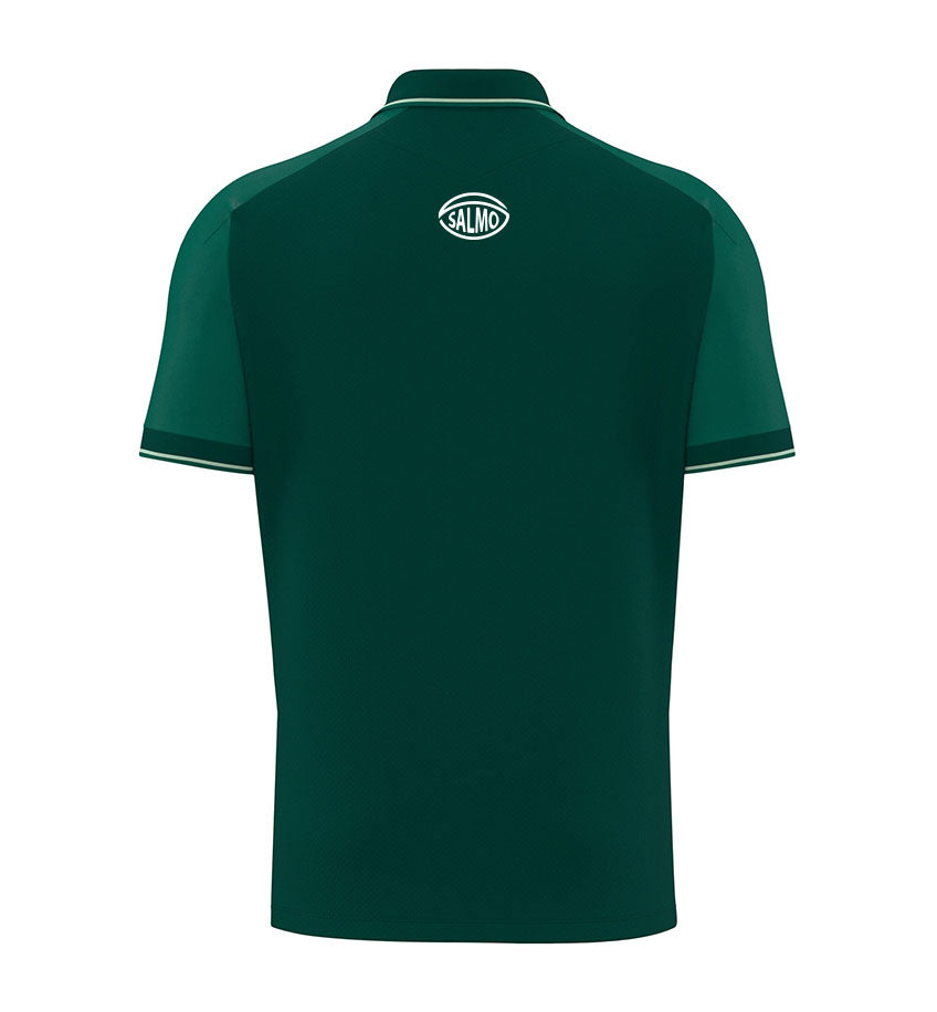 De La Salle Palmerston Macron Echoes Green and Black Polo