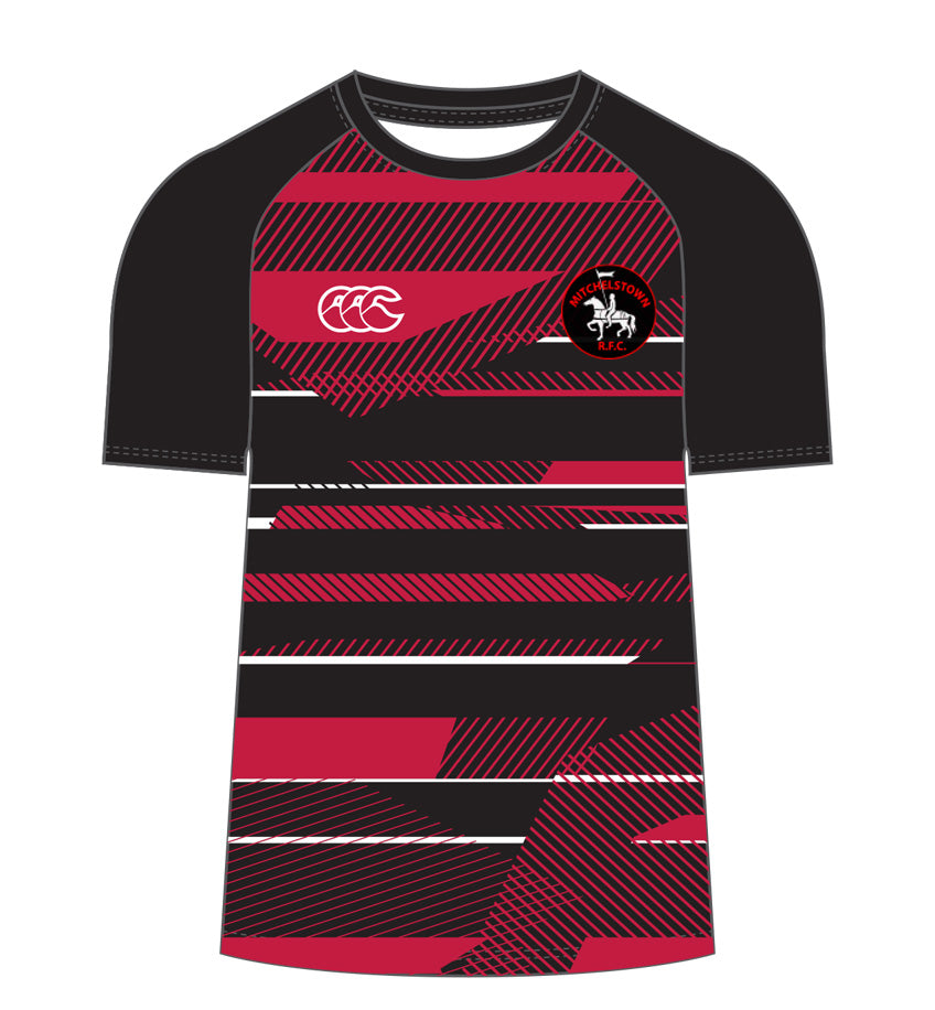 Mitchelstown RFC Canterbury Eco Training Tee BLACK / RED