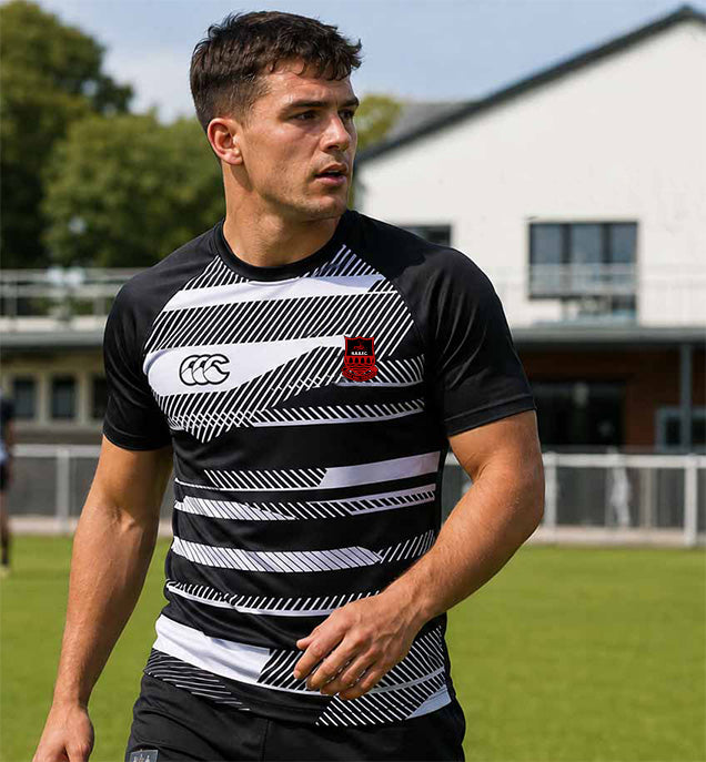 New Ross RFC Canterbury Eco Training Tee BLACK / WHITE