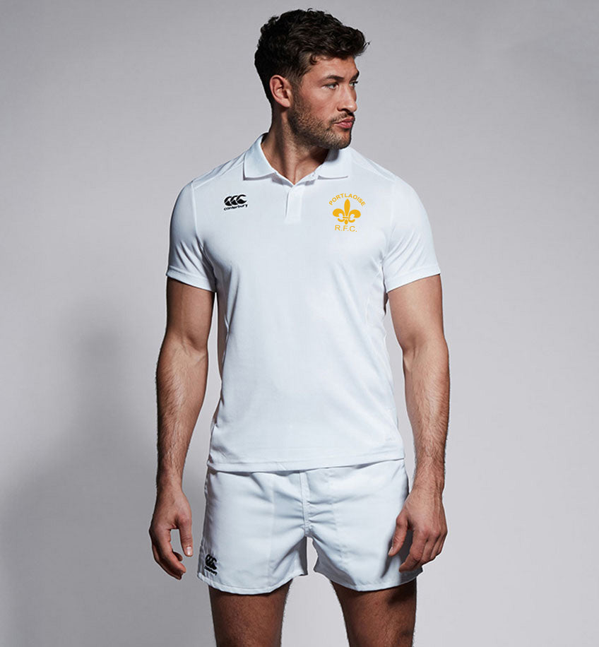 Portlaoise RFC Canterbury Club White Polo Shirt