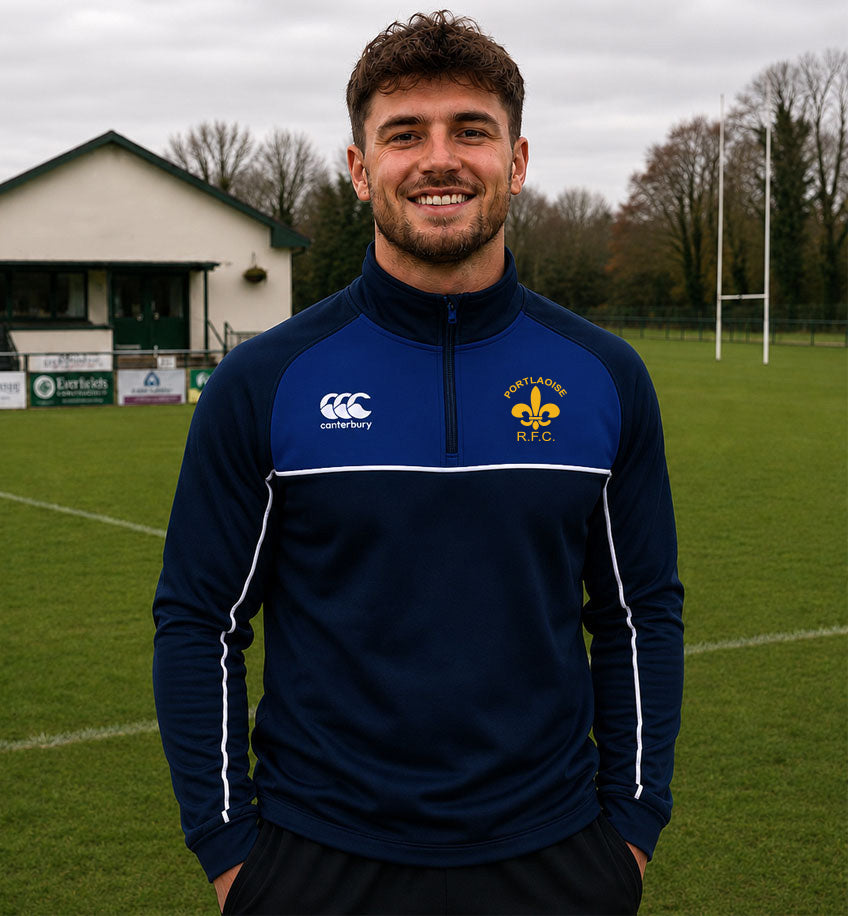 Portlaoise RFC Legacy 1/4 Zip Canterbury Thermal Fleece